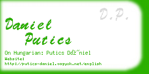 daniel putics business card